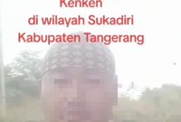 (Dok, foto: Tampang Pria Ancam Wartawan Yang Viral di Medsos Bernama Ken Ken, Terancam Pidana)
