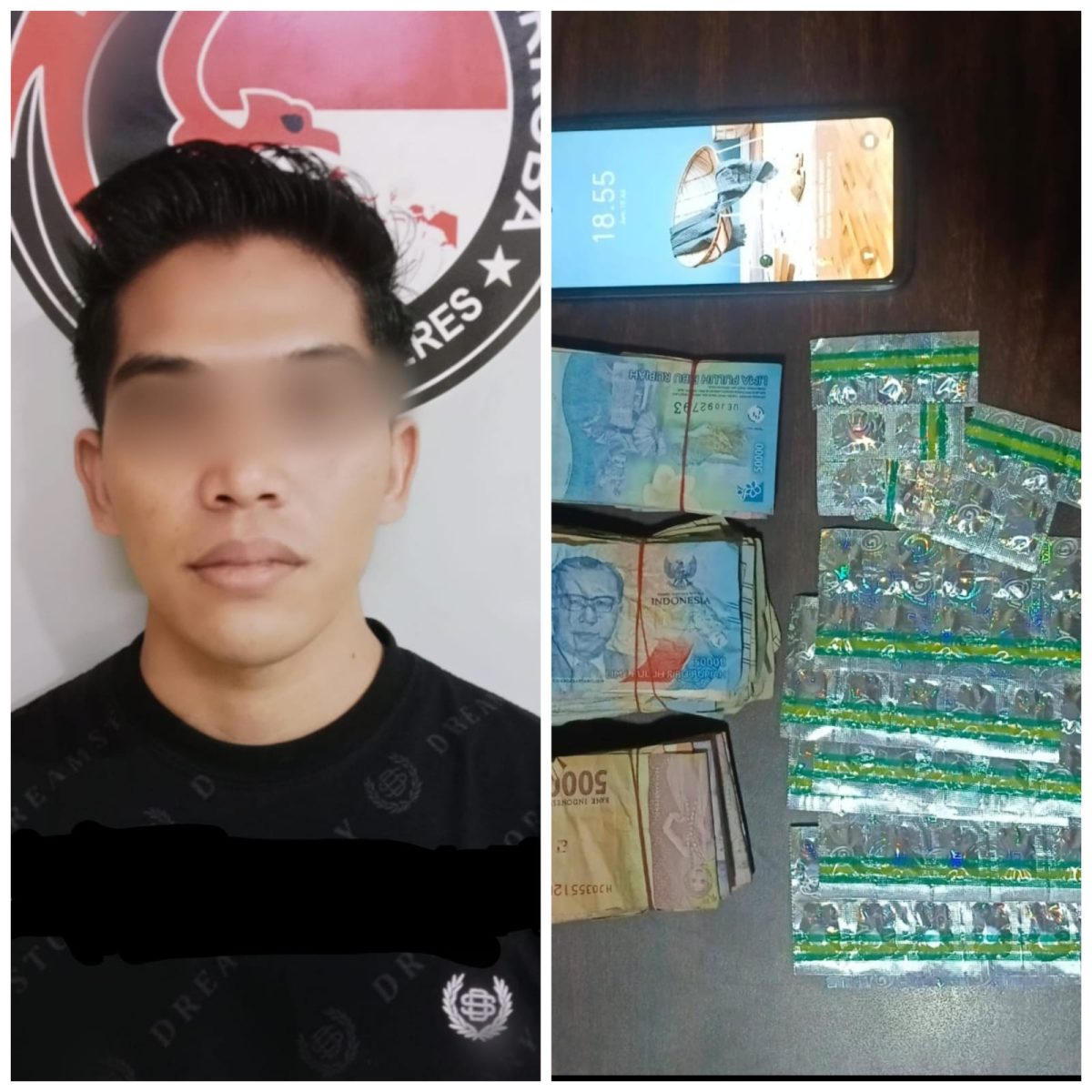 Dok,foto: Pelaku pengedar obat keras daftar G berkedok toko kelontong, dibekuk jajaran Polsek Kalideres 