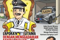 Diduga Mobil Operasional Desa Carenang  Digadai