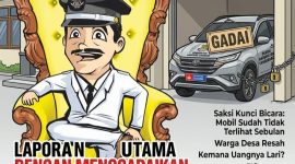 Diduga Mobil Operasional Desa Carenang  Digadai