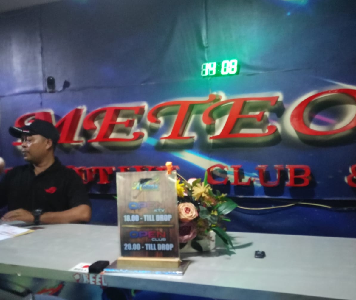 Dok, foto Istimewa: Cafe Meteor Dugaan Peredaran Narkoba, Pemilik Pilih Diam