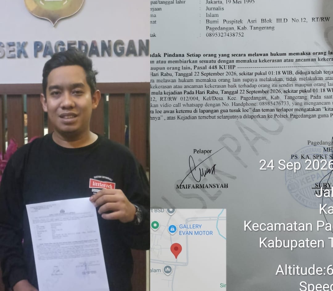 Tak Terima Ditegur Balap Liar, Jurnalis Diancam Ditusuk l, Polisi Diminta Dalami Laporan Warga