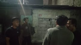 Dok, foto : Jajaran Polsek Cikupa di Lokasi Lapak Kencingan Solar Milik Brengsek 
